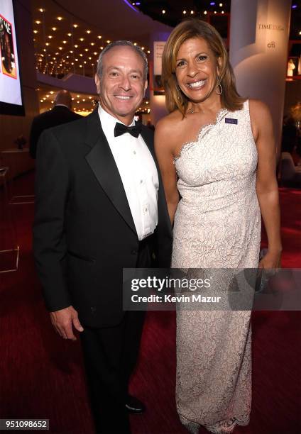 Joel Schiffman and Hoda Kotb attend the 2018 Time 100 Gala at Jazz at Lincoln Center on April 24, 2018 in New York City.Ê