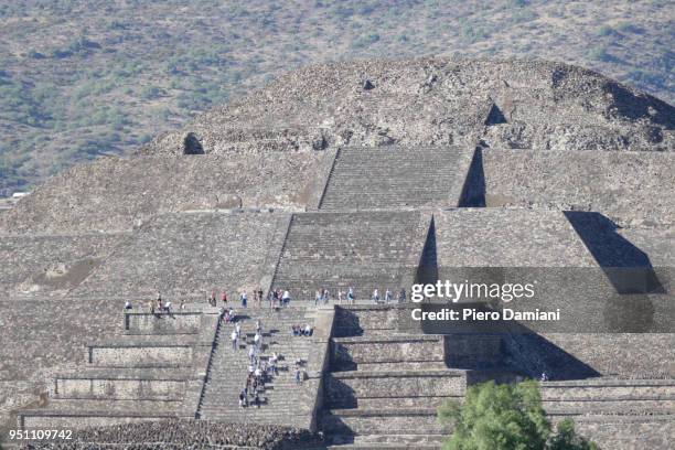 pyramid of the moon - pyramid of the moon stock pictures, royalty-free photos & images