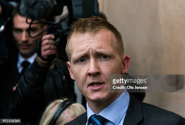 Special prosecutor Jakob Buch-Jepsen holds a press briefing after pronouncement of sentence in the case against submarine owner Peter Madsen for the...