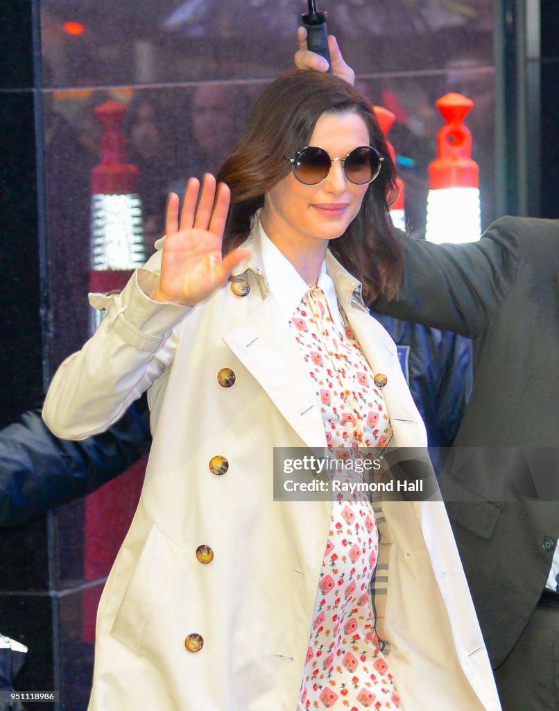 Celebrity Sightings in New York City - April 25, 2018