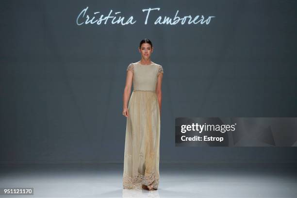 Atmosphere during the Cristina Tamborero show as part of the Barcelona Bridal Week 2018 on April 24, 2018 in Barcelona, Spain.