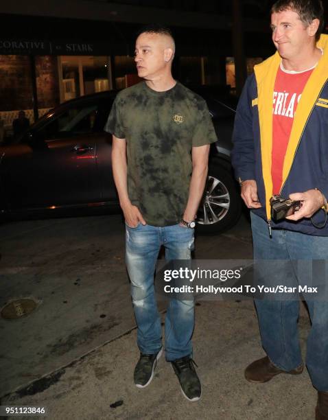 Christopher Reid is seen on April 24, 2018 in Los Angeles, California.