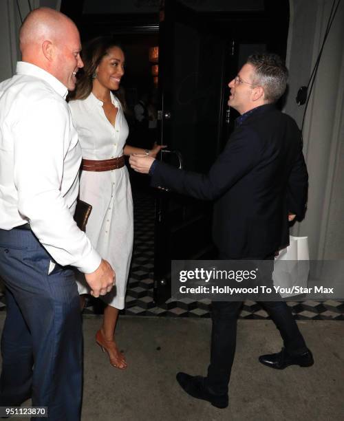 Gina Torres is seen on April 24, 2018 in Los Angeles, California.