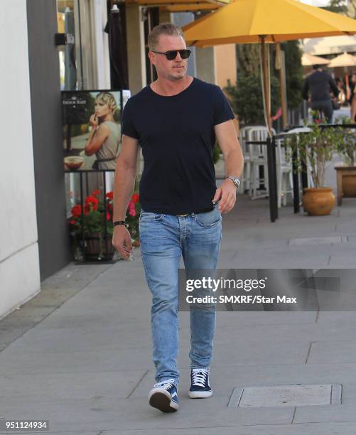 Eric Dane is seen on April 24, 2018 in Los Angeles, CA.