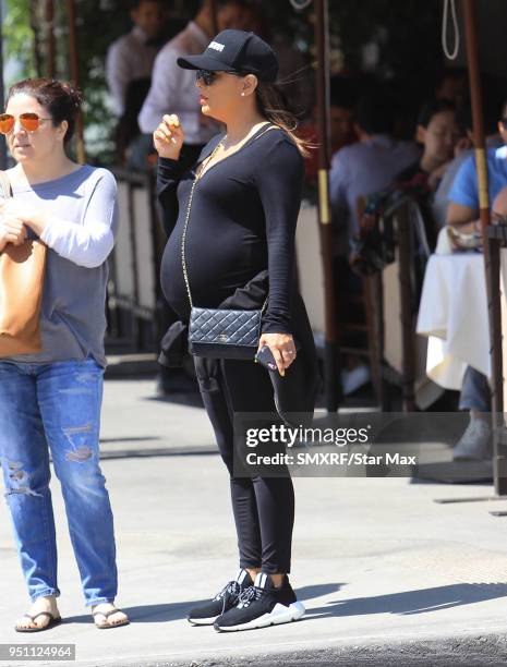 Eva Longoria is seen on April 24, 2018 in Los Angeles, CA.