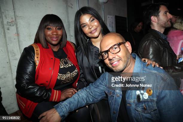 Bevy Smith, Misa Hylton, and Emil Wilbekin attend MCM The Remix: Women In Hip Hop at Public Arts on April 24, 2018 in New York City.