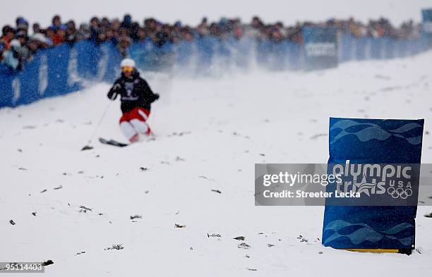 Nathan Roberts of the USA competes during the Freestyle Mogul US Olympic Trials on December 23, 2009 in Steamboat Springs, Colorado.