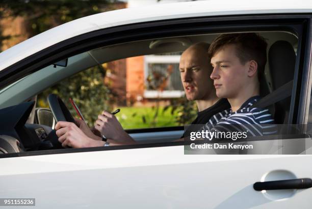 learner driver - learning to drive stock pictures, royalty-free photos & images