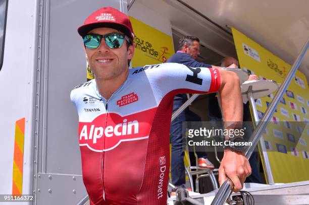 Alex Dowsett of Great Britain and Team Katusha-Alpecin /during the 72nd Tour de Romandie 2018, Stage 1 a 166,6km stage from Fribourg to Delemont on...