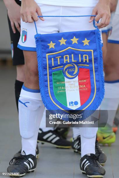 General view during the Torneo Delle Nazioni match between Italy Women U16 andSlovenia Women U16 on April 25, 2018 in Gradisca d'Isonzo, Italy.