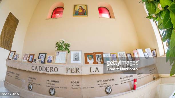 In the Liberation Day, the President Sergio Mattarella celebrates the recurrence in the shrine of partisans Maiella Brigade. In the picture a view of...
