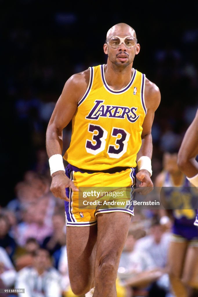 Kareem Abdul Jabbar Of The Los Angeles Lakers During The Game Against kareem-abdul-jabbar-of-the-los-angeles-lakers-during-the-game-against