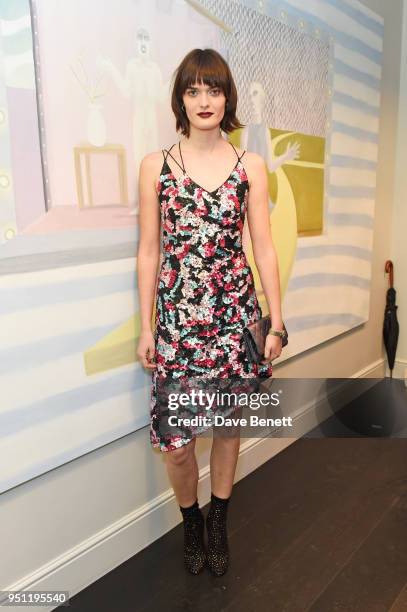 Sam Rollinson attends the House Of Osman launch party supported by Peroni Ambra on April 25, 2018 in London, England.