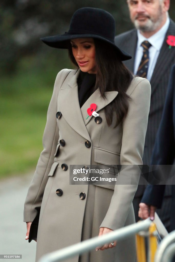 Prince Harry And Meghan Markle Attend Anzac Day Services - April 25, 2018