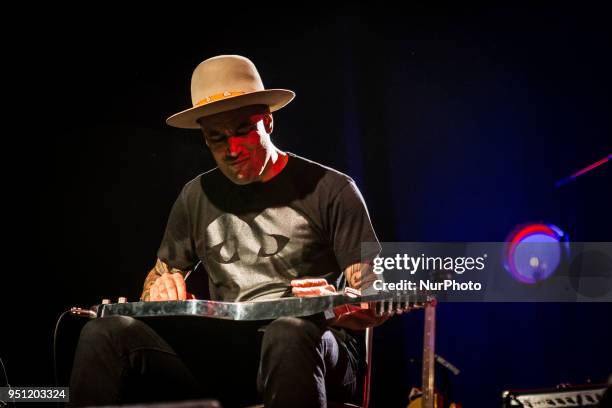 Ben Harper performing live at Fabrique in Milan, Italy, on April 24 2018.