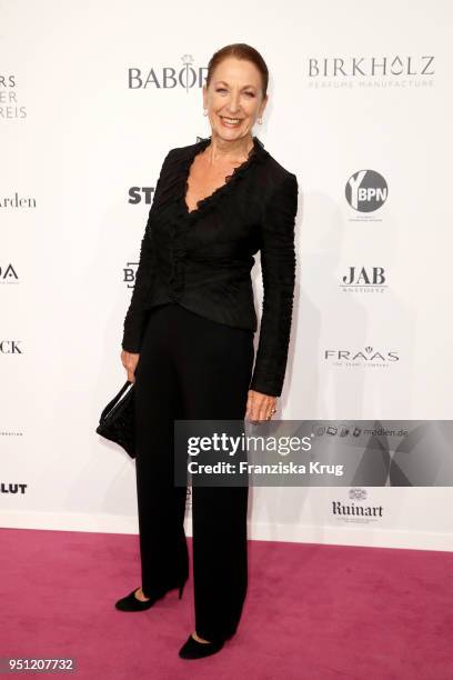 Daniela Ziegler attends the Duftstars at Flughafen Tempelhof on April 25, 2018 in Berlin, Germany.