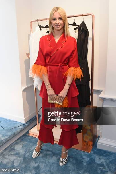 Isabel Getty attends the House Of Osman launch party supported by Peroni Ambra on April 25, 2018 in London, England.