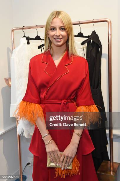 Isabel Getty attends the House Of Osman launch party supported by Peroni Ambra on April 25, 2018 in London, England.