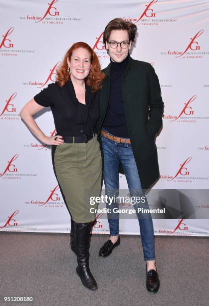 Mary Symons and Nolan Bryant attend the Straight/Curve Redefining Body Image event held at Isabel Bader Theatre on April 23, 2018 in Toronto, Canada.
