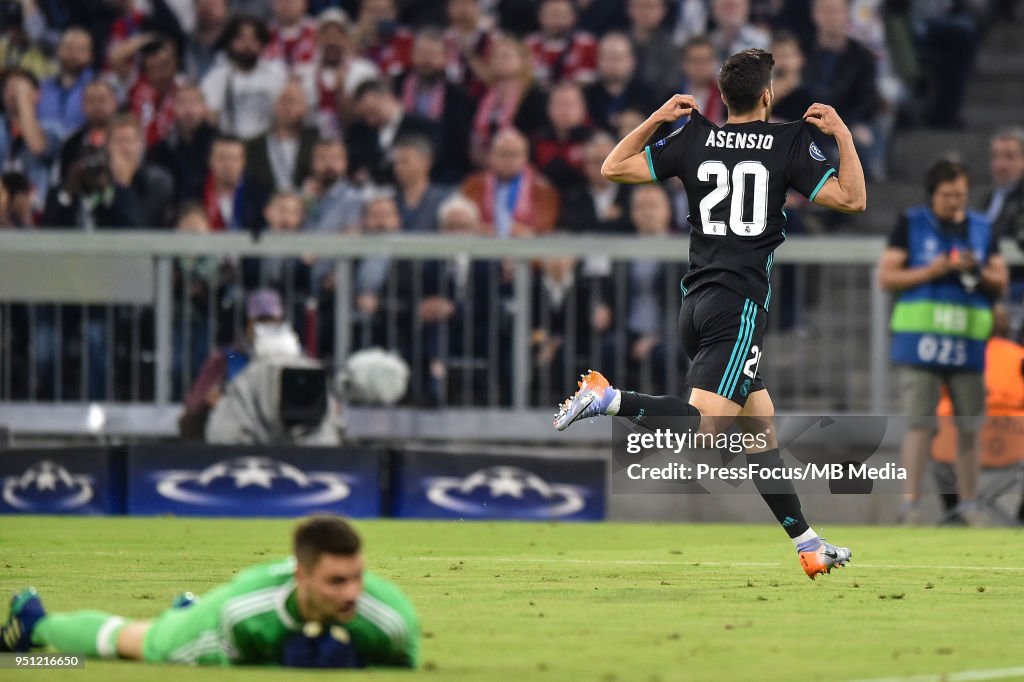 Bayern Muenchen v Real Madrid - UEFA Champions League Semi Final Leg One