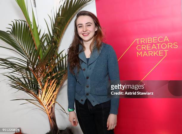Filmmaker Tatienne Hendricks-Tellefsen attends the NOW Market during the 2018 Tribeca Film Festival at Spring Studios on April 25, 2018 in New York...