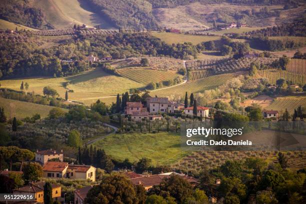 san gimignano - ボルテラ ストックフォトと画像