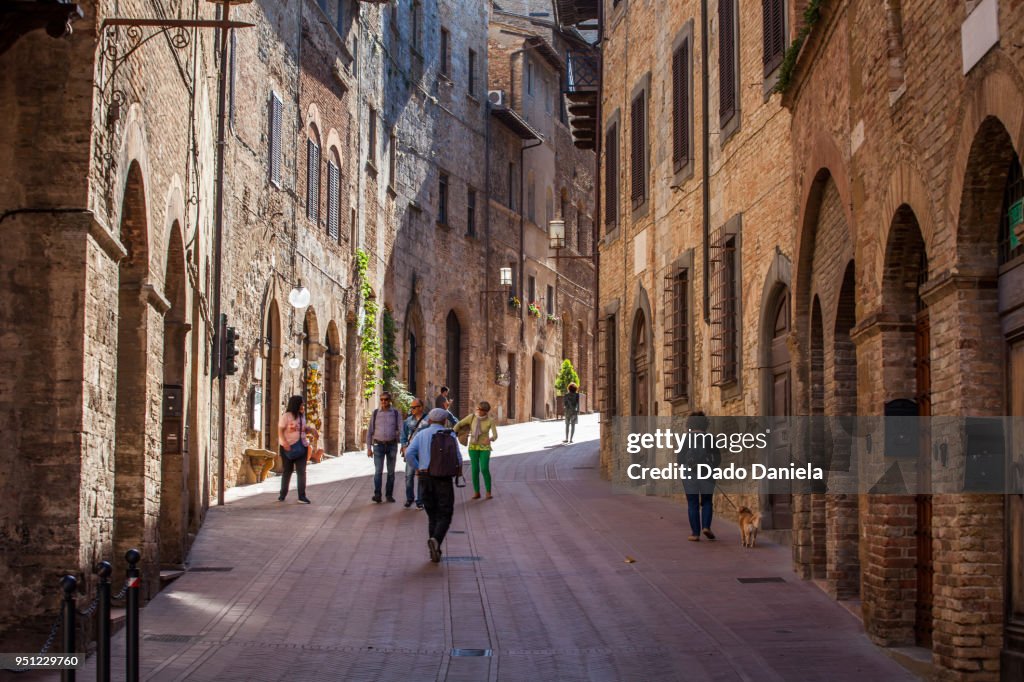 Street of San Gimignano