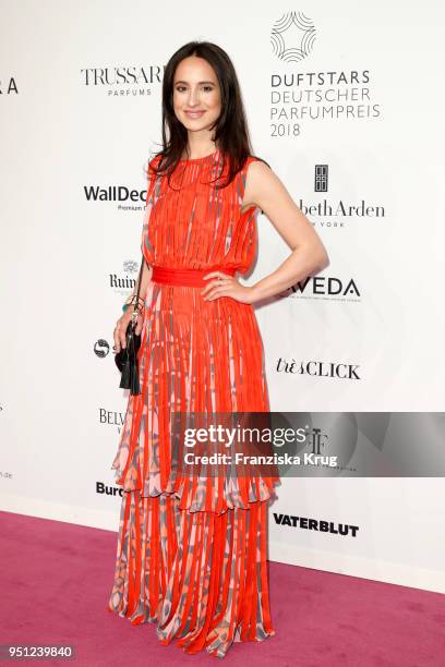 Stephanie Stumph attends the Duftstars at Flughafen Tempelhof on April 25, 2018 in Berlin, Germany.