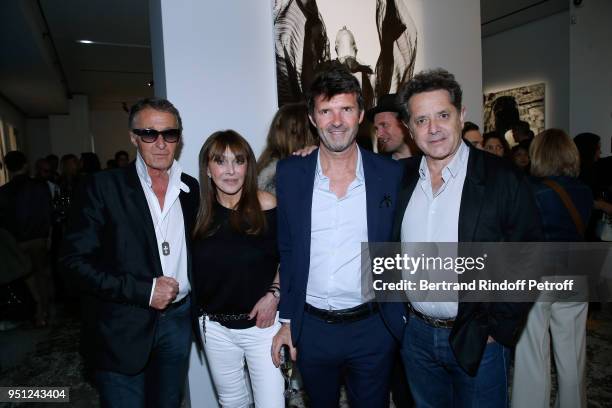 Eric Pfrunder, Creator of the 'Numero magazine' Babeth Djian, CEO of Mazarine Group Paul-Emmanuel Reiffers and President of the Palais de Tokyo, Jean...