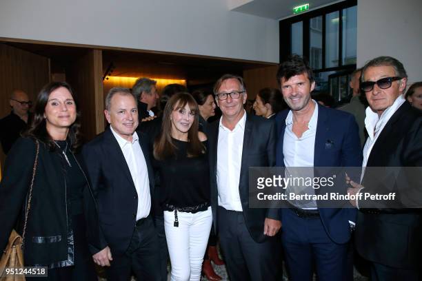 Nathalie Pavlovsky, CEO of Louis Vuitton Michael Burke, Creator of the 'Numero magazine' Babeth Djian, President of Fashion Activities at Chanel...