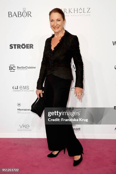 Daniela Ziegler attends the Duftstars at Flughafen Tempelhof on April 25, 2018 in Berlin, Germany.