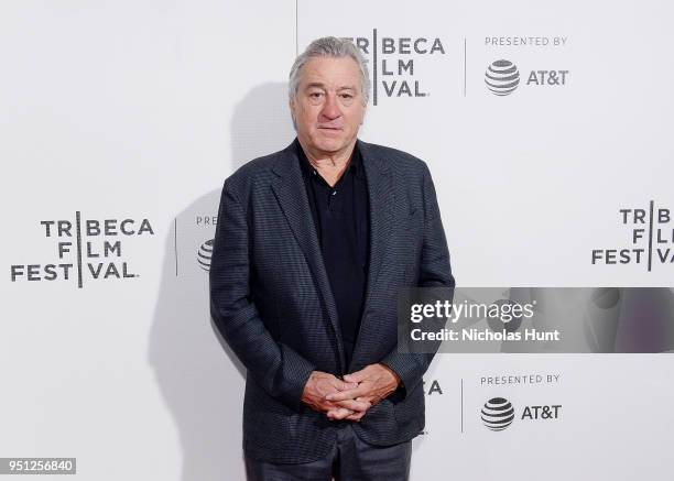 Robert De Niro attends the Screening of "Woman Walks Ahead" - 2018 Tribeca Film Festival at BMCC Tribeca PAC on April 25, 2018 in New York City.