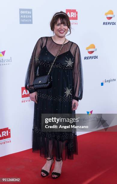 Minerva Piquero attends the ARI awards on April 25, 2018 in Madrid, Spain.