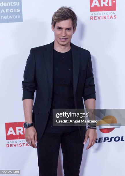 Carlos Baute attends the ARI awards on April 25, 2018 in Madrid, Spain.