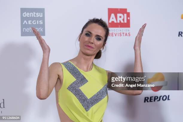 Vanesa Romero attends the ARI awards on April 25, 2018 in Madrid, Spain.