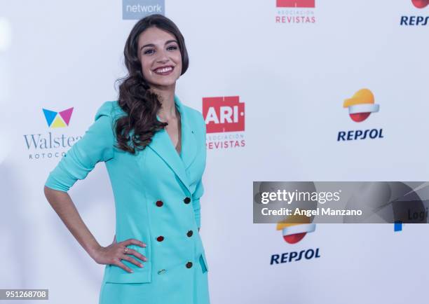 Ana Guerra attends the ARI awards on April 25, 2018 in Madrid, Spain.