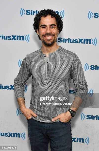 Musician/composer Alex Lacamoire visits SiriusXM Studios on April 25, 2018 in New York City.