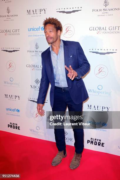 Gary Dourdan attends "Global Gift Gala Paris 2018 at Four Seasons Hotel George V on April 25, 2018 in Paris, France.