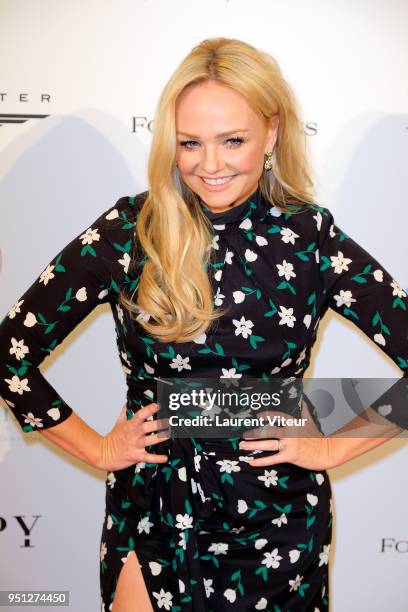 Emma Bunton attends "Global Gift Gala Paris 2018 at Four Seasons Hotel George V on April 25, 2018 in Paris, France.