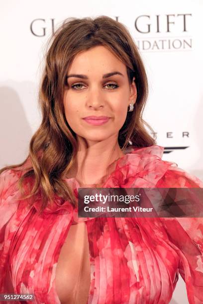 Elisa Bachir-Bey attends "Global Gift Gala Paris 2018 at Four Seasons Hotel George V on April 25, 2018 in Paris, France.