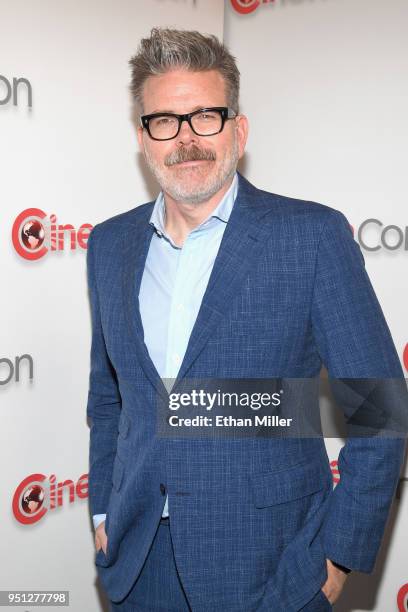 Director/writer/producer Christopher McQuarrie attends the CinemaCon 2018 Paramount Pictures Presentation Highlighting Its Summer of 2018 and Beyond...