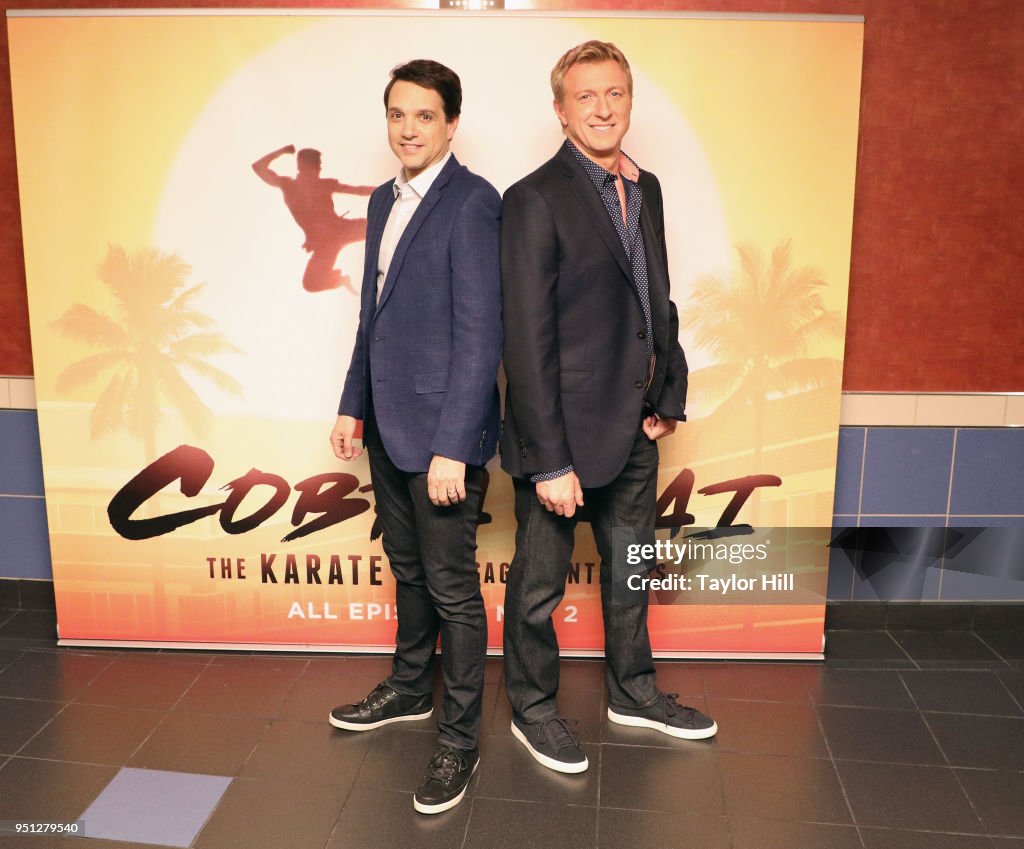 Ralph Macchio And William Zabka Surprise Fans At A Special Screening Of YouTube Red Original Series "Cobra Kai"