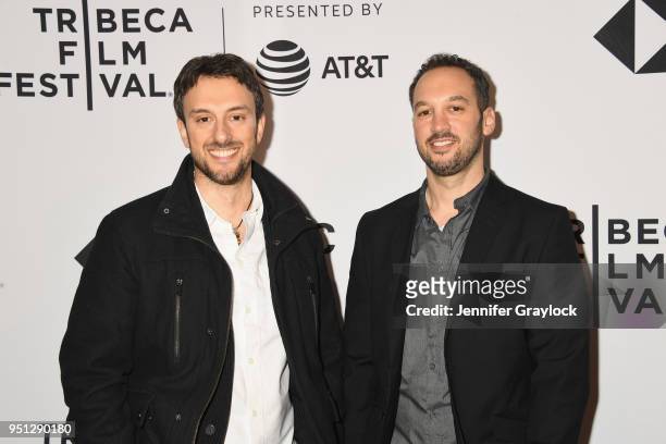 Directors Michael Zimbalist and Jeff Zimbalist attend as Fox Sports Digital premieres the five-part soccer docu-series "Phenoms" at Tribeca Film...