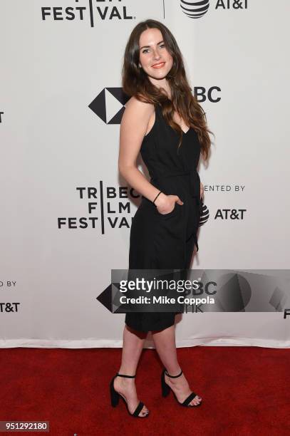 Rachel Bonnetta attends the screening of "Phenoms: Goalkeepers" during the 2018 Tribeca Film Festival at SVA Theatre on April 25, 2018 in New York...