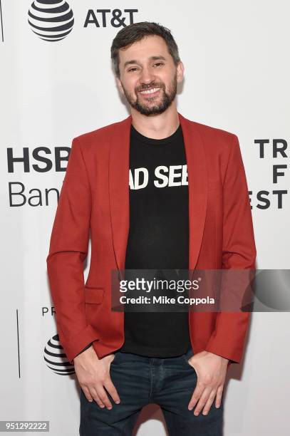 Chris Perkel attends the screening of "Phenoms: Goalkeepers" during the 2018 Tribeca Film Festival at SVA Theatre on April 25, 2018 in New York City.