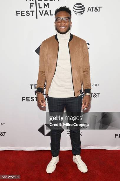Rodney Wallace attends the screening of "Phenoms: Goalkeepers" during the 2018 Tribeca Film Festival at SVA Theatre on April 25, 2018 in New York...