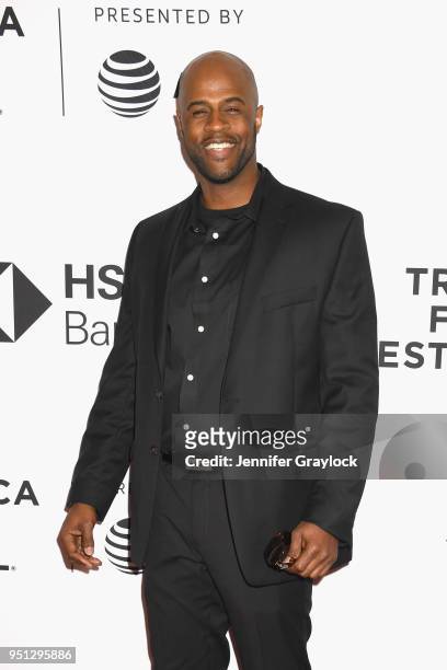 Actor Tyrise Foreman attends as Fox Sports Digital premieres the five-part soccer docu-series "Phenoms" at Tribeca Film Festival at SVA Theatre on...