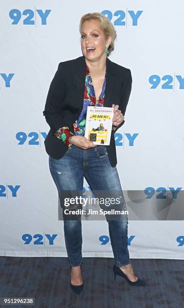 Actress Ali Wentworth attends a conversation at 92nd Street Y on April 25, 2018 in New York City.