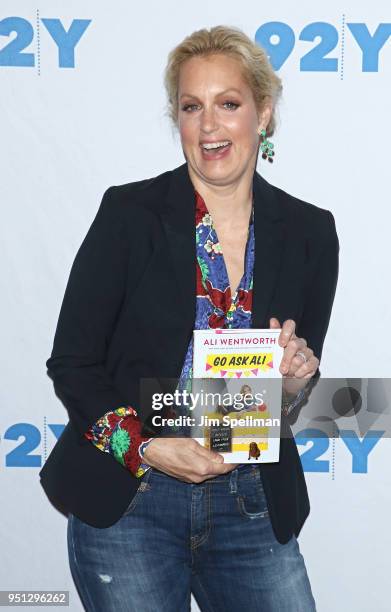 Actress Ali Wentworth attends a conversation at 92nd Street Y on April 25, 2018 in New York City.