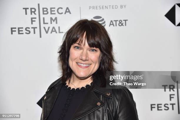 Kim Culmone attends "Tiny Shoulders: Rethinking Barbie" - 2018 Tribeca Film Festival at Spring Studios on April 25, 2018 in New York City.